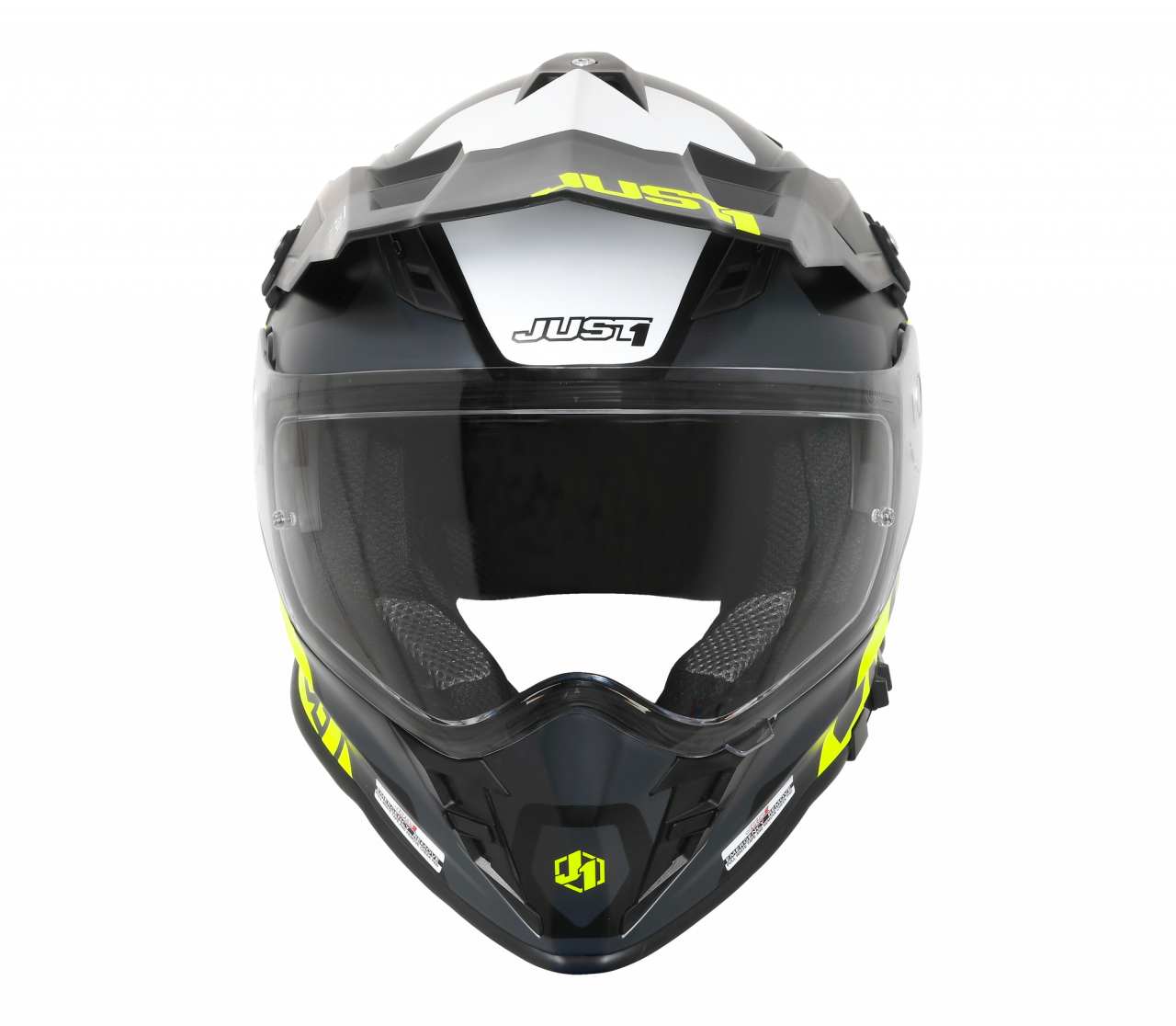 J34 Tour Helmet- Fluo Yellow / Black