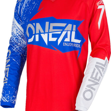 ONEAL JERSEY BURNOUT RED/WHT/BLU