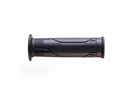 ARIETE Road Replica grips for Honda motorcycles, black rubber handlebar grips with textured surface for improved grip and control.