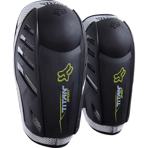 Black FOX Titan Sport Elbow Guard offering durable elbow protection with a sleek design, ideal for sports and outdoor activities.