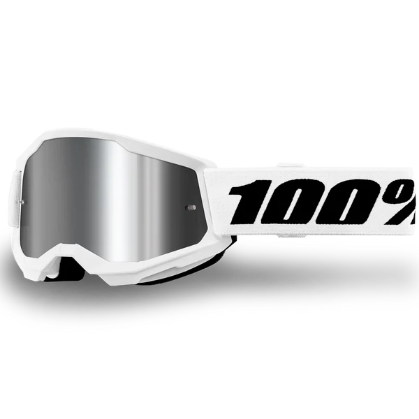 STRATA 2 White - Silver Mirror Lens