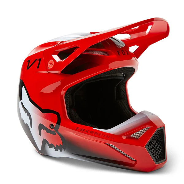 V1 TOXSYK YOUTH HELMET - FLO RED