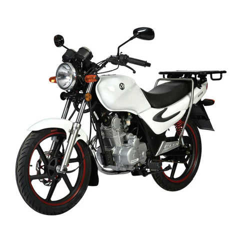 SYM XS 125-K motorcycle, compact scooter with sleek black body, modern design, and comfortable seat for urban commuting.