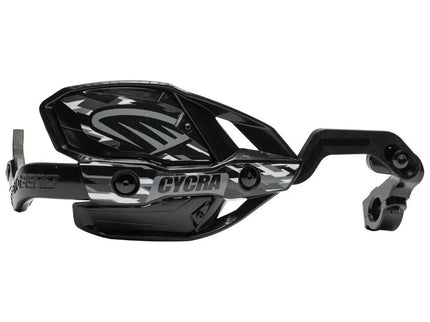 Cycra Probend Bar in black with protective bend design for motorcycle handlebars, durable black finish.