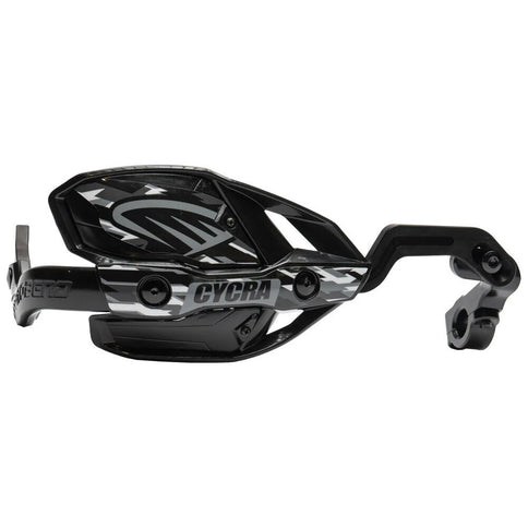 Cycra Probend Bar in black with protective bend design for motorcycle handlebars, durable black finish.