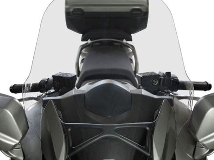 Yamaha FJR1300 high touring screen parts, clear motorcycle windshield for improved wind protection and rider comfort.