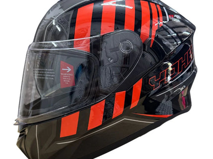 YOHE 981 Shinny Orange/Grey/Black Gloss Helmet