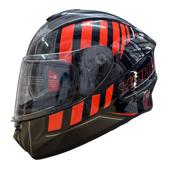 YOHE 981 Shinny Orange/Grey/Black Gloss Helmet
