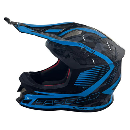 FASEED FS609 HELMET - BLK/BLU