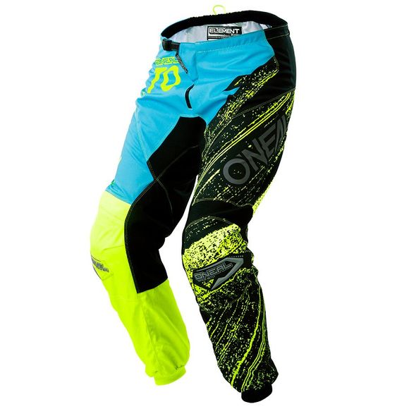 ONEAL MX BURNOUT BLK/BLU/HI-VIS
