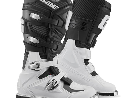 GXJ Junior MX Boots - Black /White