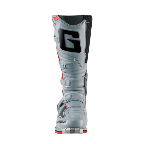 Gaerne Fastback Endurance cactus blue MX boots with rugged design and reinforced soles for motocross riding.