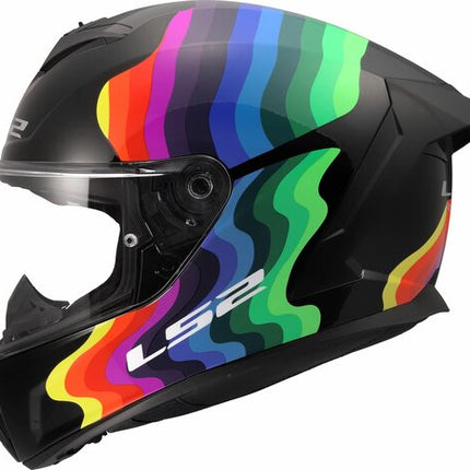 LS2 RAPID III - FLOW BLACK/ MULTI GLOSS