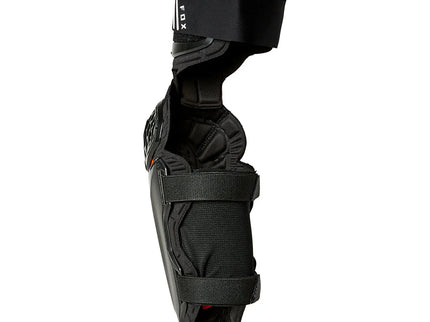 Black FOX Titan Pro D30 Elbow Guard for protection, featuring adjustable straps and durable D30 padding on a neutral background.