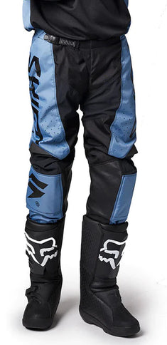 Shift WHIT3 Label Trac MX Pants in Odyed with black and white design, featuring a relaxed fit and adjustable waistband.