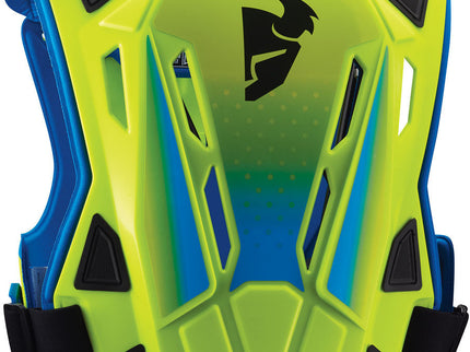 Guardian MX Chest Protector - Flo Green / Blue