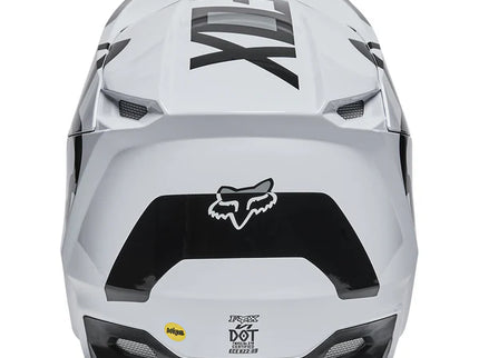 FOX V1 LUX YOUTH HELMET - BLACK/ WHITE