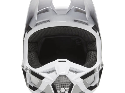 FOX V1 LUX YOUTH HELMET - BLACK/ WHITE