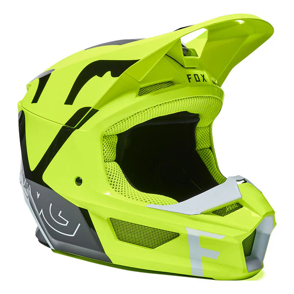 V1 SKEW YOUTH HELMET - FLO YELLOW