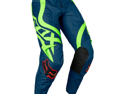 FOX Venz Youth MX pants in dark indigo, featuring durable motocross design and comfortable fit for young riders.