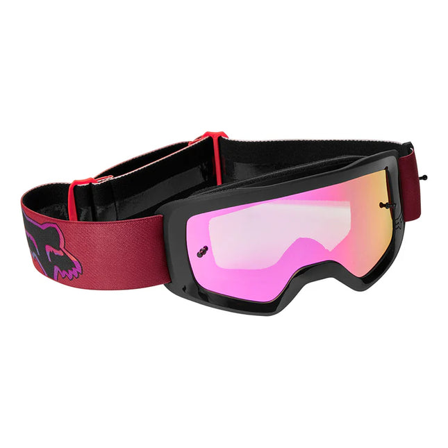 Yth Main Venz Mirrored Lens Goggles - FLO RED