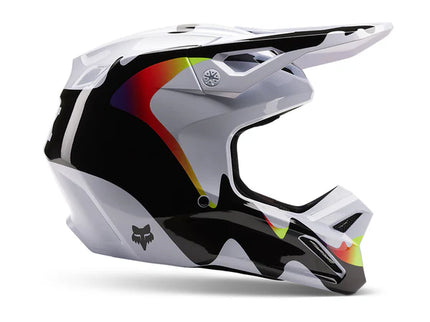 V1 KOZMIK HELMET - BLACK/WHITE