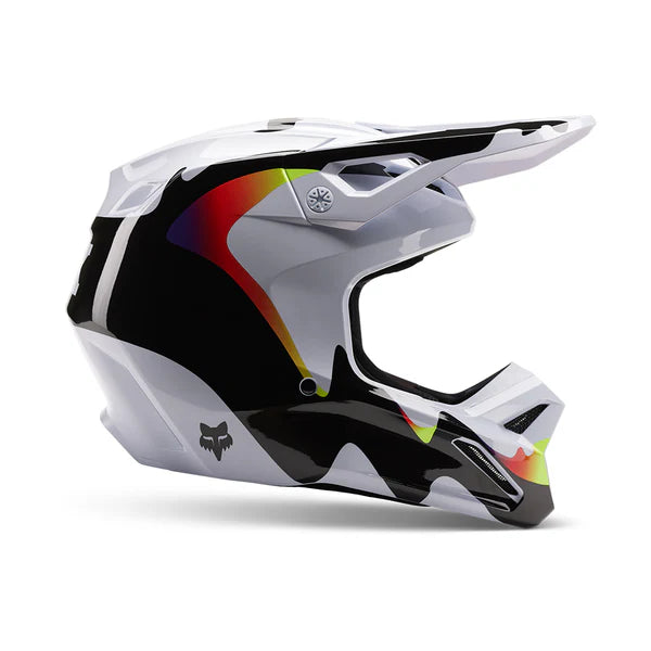 V1 KOZMIK HELMET - BLACK/WHITE