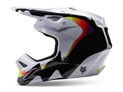 V1 KOZMIK HELMET - BLACK/WHITE