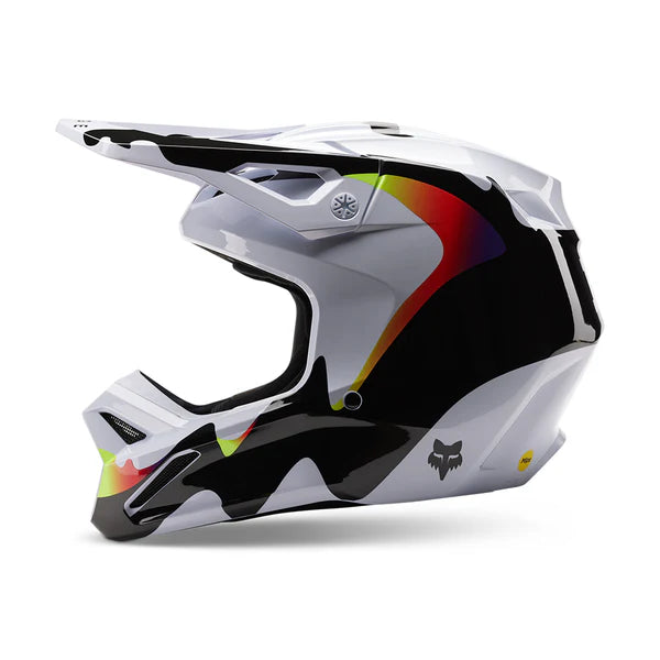 V1 KOZMIK HELMET - BLACK/WHITE