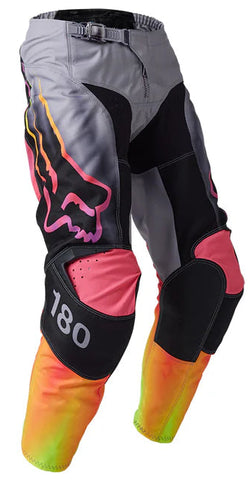 Fox youth MX pants with protective knee pads and durable fabric, designed for motocross riding and active outdoor sports.
