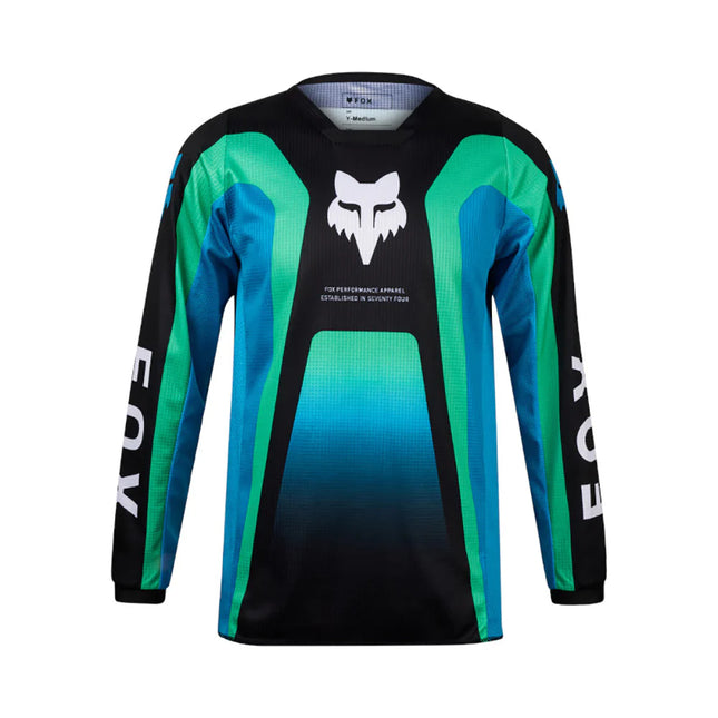 FOX180 BALLAST YOUTH JERSEY - BLACK / BLUE