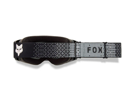 FOX VUE CORE MX Goggle in black with adjustable strap and clear lens, designed for motocross riding.