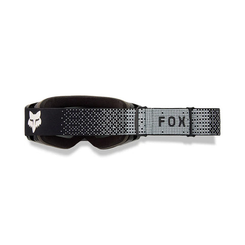 FOX VUE CORE MX Goggle in black with adjustable strap and clear lens, designed for motocross riding.