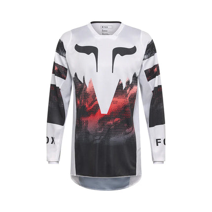 180 KAIROS Jersey - WHITE / FLO RED