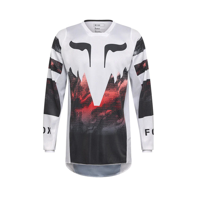 180 KAIROS Jersey - WHITE / FLO RED
