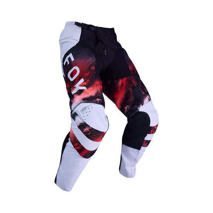 180 KAIROS PANT - WHITE / FLO RED