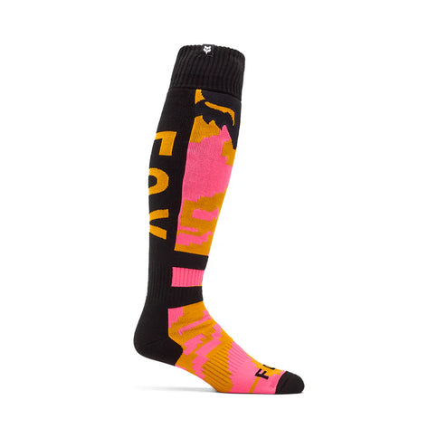 Fox 180 KAIROS MX Socks in TGRN color, with breathable fabric and riding-specific design for motocross enthusiasts.