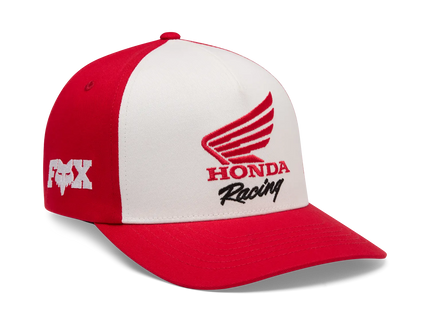 Honda Flexfit Cap WHT/RED