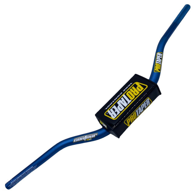 PRO TAPER CONTOUR SX RACE ALLOY BLUE