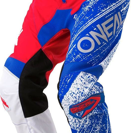 ONEAL MX BURNOUT RED/WHT/BLU