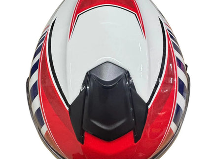 YOHE 981 Shinny Red/Blue/White Gloss Helmet