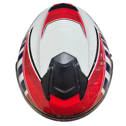 YOHE 981 Shinny Red/Blue/White Gloss Helmet