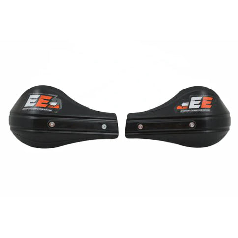 Black Enduro Engineering Roost Deflector mounted on a motorcycle for rider protection and debris deflection.