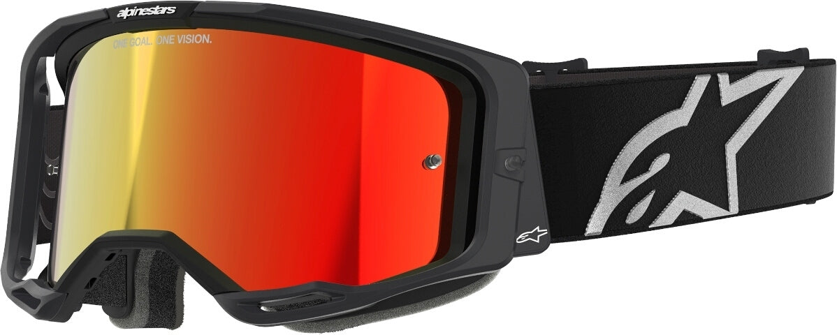 Alpinestars Vision 8 Corp Goggles Black Mirror Red