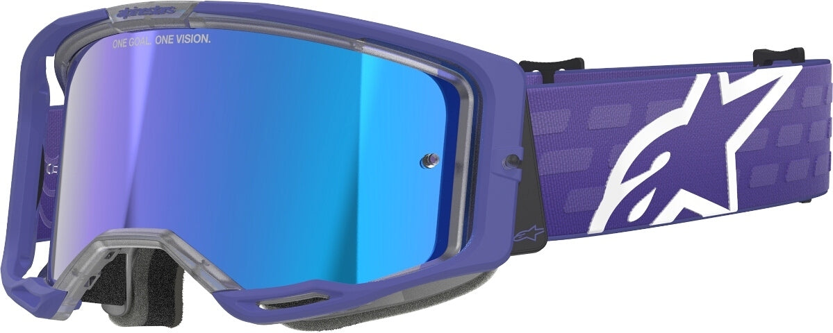 Alpinestars Vision 8 Corp Goggles PURPLE MIR