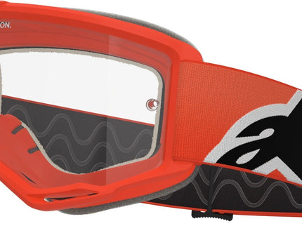 Alpinestars Youth Vision corp ORANGE Goggles clear