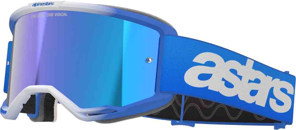 Alpinestars Vision 5 Blaze BLUE Mirror Motocross Goggle