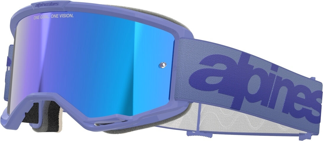 Alpinestars Vision 5 Wordmark PURPLE Mirror Motocross Goggle