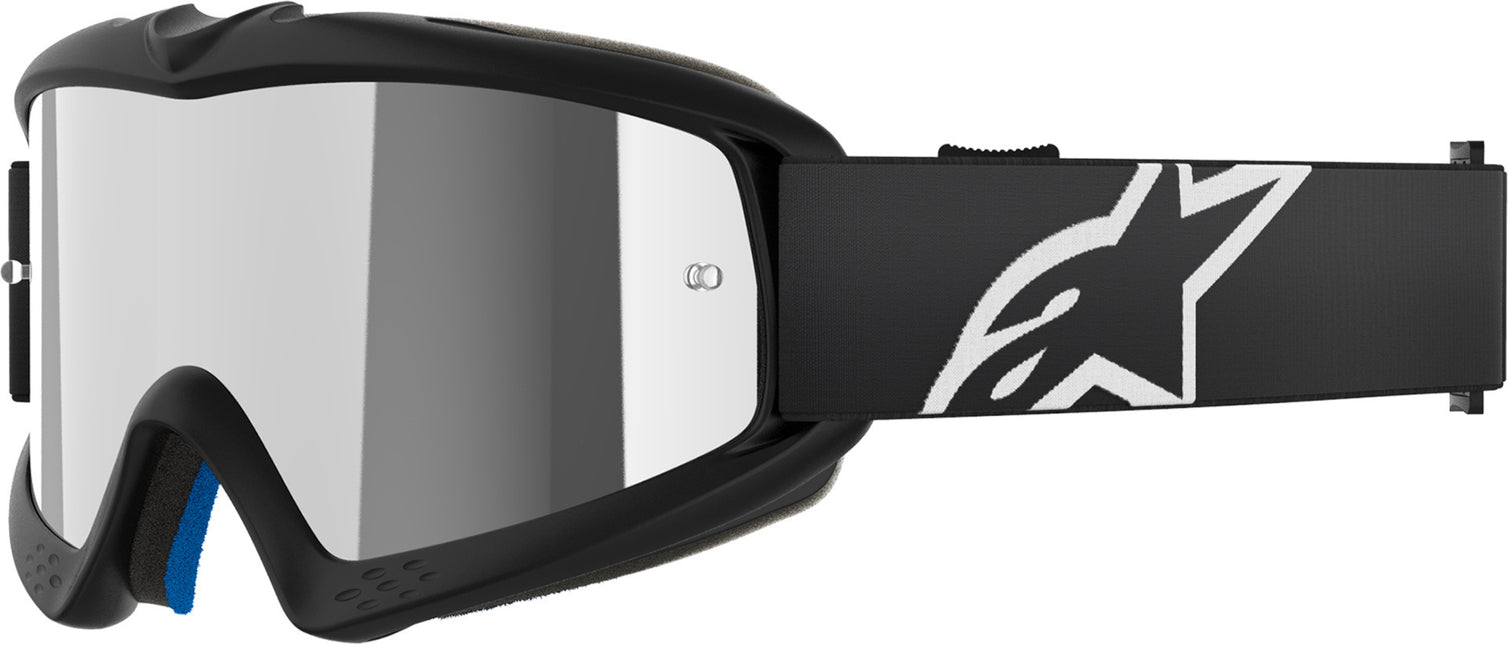 Alpinestars Vision Corp SILVER Mirrored Youth Motocross Goggles