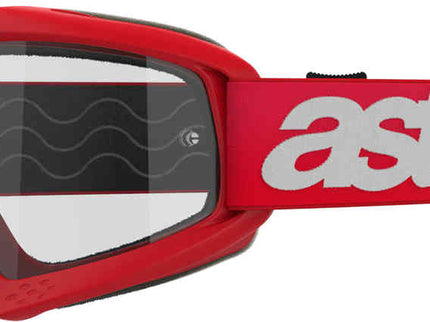 Alpinestars Youth Vision Blaze RED Goggles clear